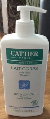 Cattier Lait Corps Aloe vera Onagre