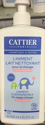 Cattier Liniment lait nettoyant