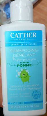 Cattier Shampooing démêlant parfum pomme Kids bio