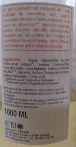 Ce’bio – Laboratoire Gravier Shampooing gel douche Pêche blanche