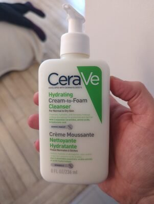 CeraVe Hydrating cream-to-foam cleanser