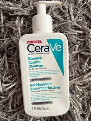 Cerave,L’Oréal Blemish control cleanser