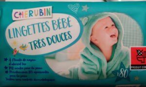 Chérubin Lingettes bébé très douces sensitive