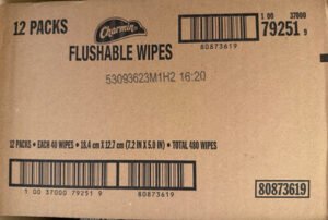 Charmin Flushable Wipes 12 Packs