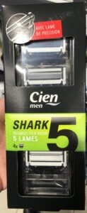 Cien, Cien Men Shark recharges pour rasoir 5 lames