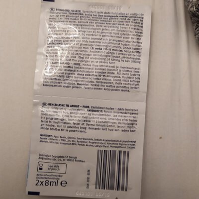Cien Cien Pure Cleansing Mask with zinc and white clay