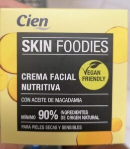 Cien Skin foodies, crema facial nutritiva