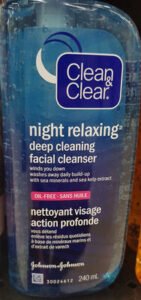 clean & clear night relaxing