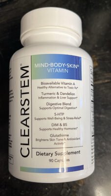 CLEARSTEM MIND BODY SKIN Vitamin