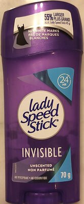 Colgate-Palmolive, Speed Stick Lady Speed Stick Invisible Unscented Antiperspirant