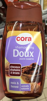 Cora Shampooing doux Cheveux chatains à bruns Noix & Henné