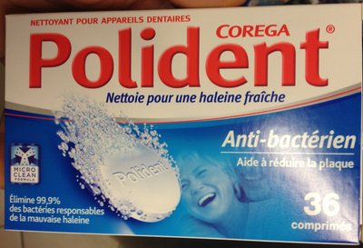 Corega, GlaxoSmithKline Polident anti-bactérien