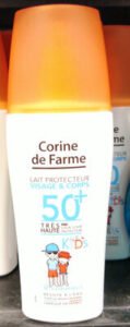 Corine de Farme Lait protecteur visage & corps 50+ Kids