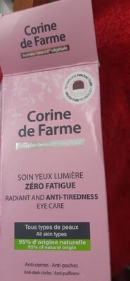 CORINE DE FARME SOIN YEUX LUMIÈRE