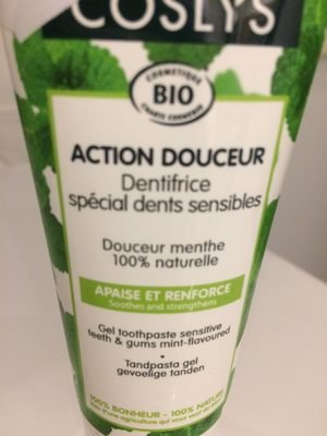 Coslys Dentifrice dents sensibles Menthe & propolis