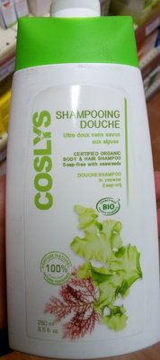 Coslys Shampooing douche ulta doux sans savon aux algues