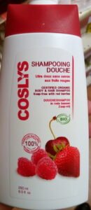 Coslys Shampooing douche ultra doux sans savon aux fruits rouges