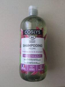 Coslys Shampooing volume protéine de riz et amarante