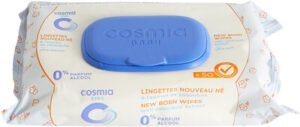 Cosmia Baby Lingettes nouveau-né à l’extrait de calendula