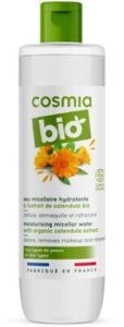 Cosmia Bio Cosmia cosmos bio – eau micellaire hydratante – à l’extrait de calendula bio – tous types de peaux – 250 ml