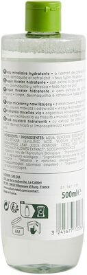 Cosmia Bio Cosmia cosmos- eau micellaire hydratante – à l’extrait de calendula bio – 500 ml