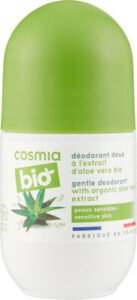 Cosmia Bio Déodorant doux à l’extrait d’aloe vera bio peaux sensibles