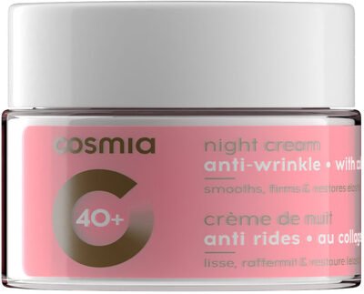 Cosmia Cosmia – crème de nuit – 40 + anti rides au collageneer® – tous types de peaux – 50ml