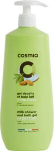 Cosmia Cosmia gel douche et bain lait hydratant a l’amande douce
