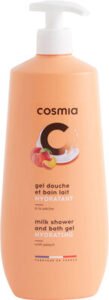 Cosmia Cosmia gel douche et bain lait hydratant a la peche