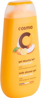 Cosmia Cosmia gel douche lait hydratant a la mandarine et au citron
