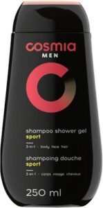 Cosmia, cosmia men Shampoing douche 3 en 1 homme sport