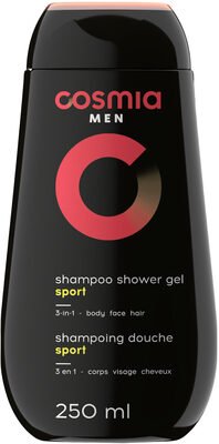 Cosmia, cosmia men Shampoing douche 3 en 1 homme sport