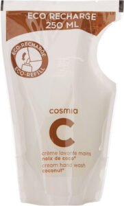 Cosmia Eco – recharge creme lavante mains parfum noix de coco