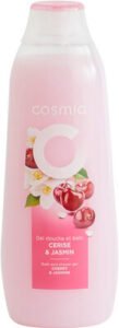 Cosmia Gel douche et bain Cerise et Jasmin