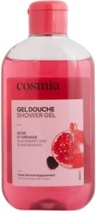 Cosmia Gel douche parfum mûre et grenade