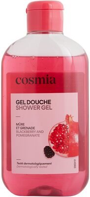 Cosmia Gel douche parfum mûre et grenade