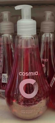 Cosmia gel lavant mains fruits rouges