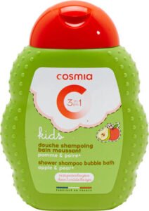 Cosmia, Kids DOUCHE SHAMPOING BAIN MOUSSANT POMME et POIRE