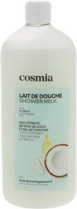Cosmia Lait de douche aux extraits de noix de coco et de lait d’avoine