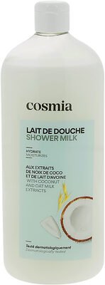 Cosmia Lait de douche aux extraits de noix de coco et de lait d’avoine