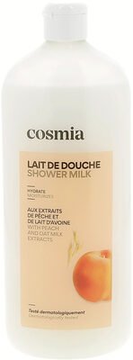 Cosmia Lait de douche aux extraits de pêche et de lait d’avoine