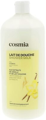 Cosmia Lait de douche aux extraits vanille et de lait d’avoine