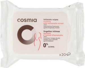 Cosmia Lingettes intimes apaisantes à l’extrait d’hamamélis