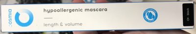 Cosmia Mascara hypoallergénique Noir 01