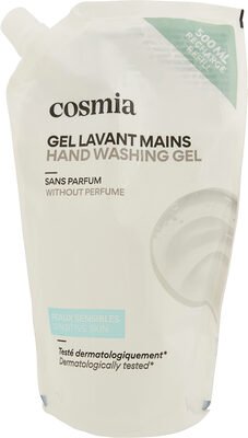 Cosmia Recharge gel lavant mains sans parfum