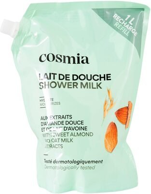 Cosmia Recharge lait de douche aux extraits d’amade et de lait d’avoine