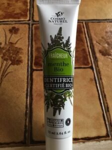 Cosmo Naturel Dentifrices Menthe Fraîcheur BIO