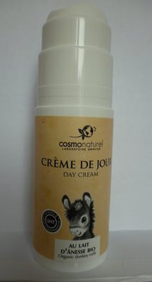 Cosmonaturel, Laboratoire Gravier Crème de jour au lait d’ânesse bio