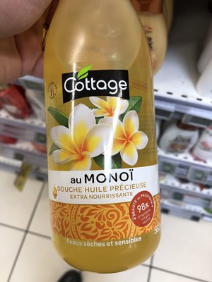 cottage Douche huile précieuse Extra Nourrissante, au Monoï, Peaux sèches et sensibles