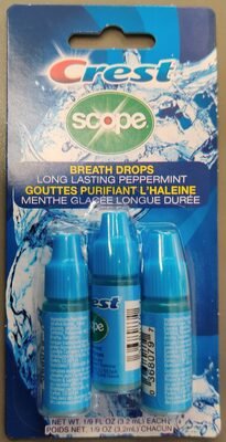 Crest Breath Drops – Long Lasting Peppermint